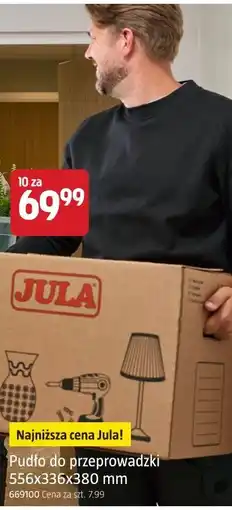 Jula Pudło do przeprowadzki Jula 556x336x380 mm oferta