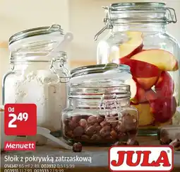 Jula Menuett Słoik z pokrywką zatrzaskową oferta