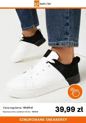 Sznurowane sneakersy Born2be