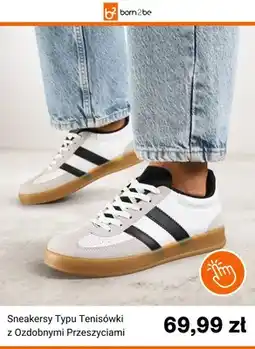 Born2be Sneakersy typu tenisówki z ozdobnymi przeszyciami Born2be oferta
