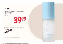 Rossmann Serum do twarzy z peptydami ujędrniające Yope oferta