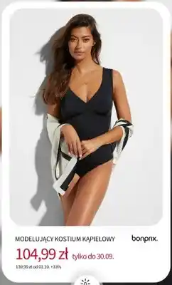 Modelujący kostium kąpielowy Bonprix