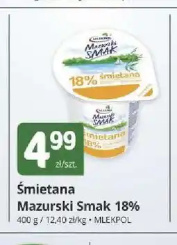 Marketvita Śmietana Mazurski Smak Mlekpol 18% oferta