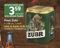 Marketvita Piwo Żubr 4-pak oferta