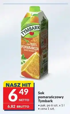 Makro Sok pomarańczowy Tymbark oferta