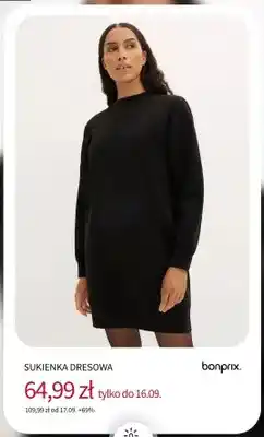 BonPrix Sukienka dresowa Bonprix oferta