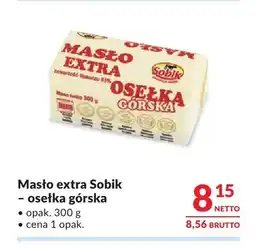 Makro Masło extra Sobik osełka górska oferta