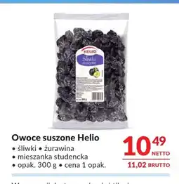 Makro Owoce suszone Helio śliwki oferta