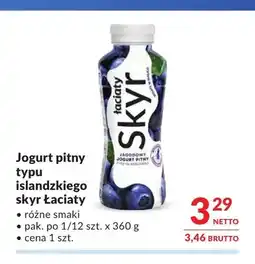 Makro Jogurt pitny typu islandzkiego skyr Łaciate oferta
