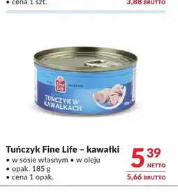 Makro Tuńczyk Fine Life kawałki w sosie własnym oferta
