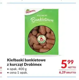 Makro Kiełbaski bankietowe z kurcząt Drobimex oferta