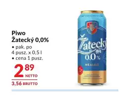 Makro Piwo bezalkoholowe Žatecký 4-pak oferta