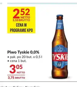 Makro Piwo bezalkoholowe Tyskie oferta