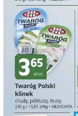 Marketvita Twaróg Polski klinek chudy Mlekovita oferta