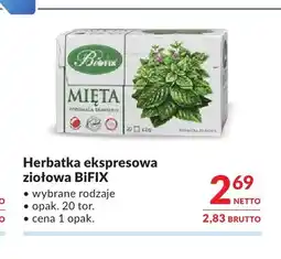Makro Herbatka ekspresowa ziołowa BiFIX oferta