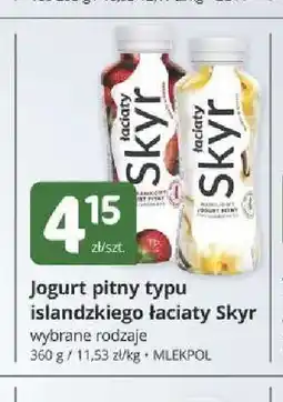 Marketvita Jogurt pitny typu islandzkiego Łaciaty Skyr Mlekpol oferta