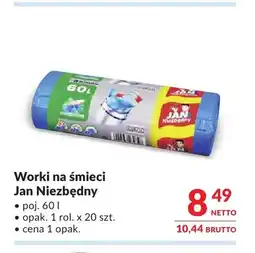 Makro Worki na śmieci 60 l Jan Niezbędny oferta