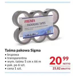 Makro Taśma pakowa Sigma 6-pak oferta