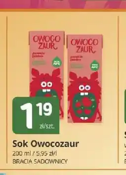 Marketvita Sok Owocozaur Bracia Sadownicy oferta