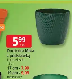 E.Leclerc Doniczka Mika z podstawką Form-Plastic 15 cm oferta