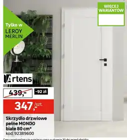 Leroy Merlin Skrzydło drzwiowe Artens oferta