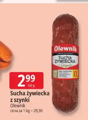 E.Leclerc Kiełbasa sucha żywiecka z szynki Olewnik oferta