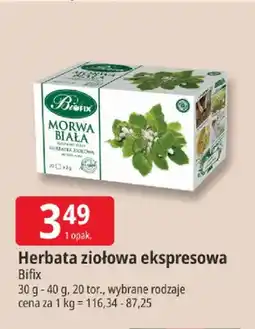 E.Leclerc Herbata ziołowa ekspresowa Bifix oferta
