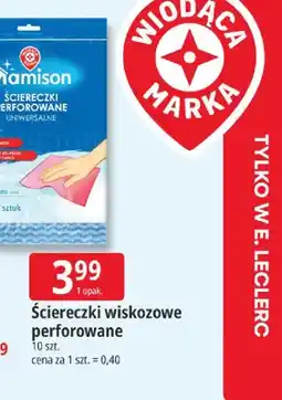 E.Leclerc Ściereczki wiskozowe perforowane Mamison oferta