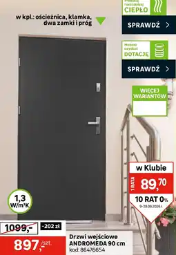 Leroy Merlin Drzwi wejściowe Andromeda oferta
