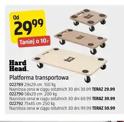 Jula Platforma transportowa 29x29 cm Hard Head oferta
