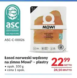Makro Łosoś norweski wędzony na zimno Mowi plastry oferta