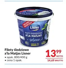 Makro Filety śledziowe a'la Matjas Lisner oferta