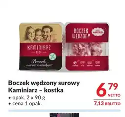 Makro Boczek wędzony surowy Kaminiarz kostka 2-pak oferta