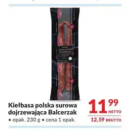 Makro Kiełbasa polska surowa dojrzewająca Balcerzak oferta