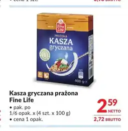 Makro Kasza gryczana prażona Fine Life oferta