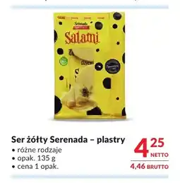 Makro Ser żółty w plastrach Serenada oferta
