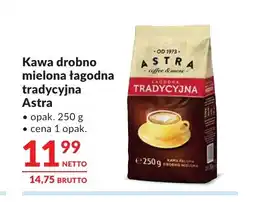 Makro Kawa mielona drobno łagodna tradycyjna Astra oferta