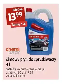 Jula Zimowy płyn do spryskiwaczy 4 l Chemi Pack oferta