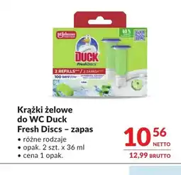 Makro Krążki żelowe do WC Duck Fresh Discs zapas 2-pak oferta