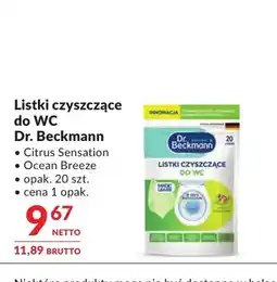 Makro Listki czyszczące do WC Dr. Beckmann Citrus Sensation oferta