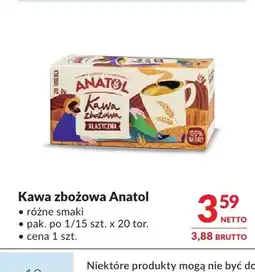 Makro Kawa zbożowa Anatol oferta