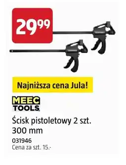 Jula Ścisk pistoletowy 2-pak 300 mm Meec Tools oferta