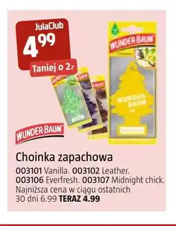 Jula Choinka zapachowa Vanilla Wunder-Baum oferta