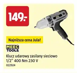 Jula Klucz udarowy zasilany sieciowo 1/2 400Nm Meec Tools oferta