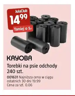 Jula Torebki na psie odchody 240 szt. Kayoba oferta