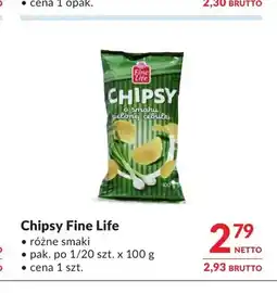 Makro Chipsy Fine Life oferta