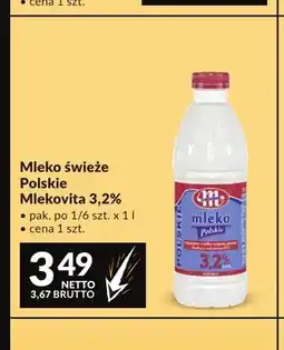 Makro Mleko świeże polskie Mlekovita 3,2% oferta