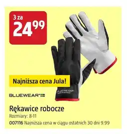 Jula Rękawice robocze Bluewear oferta