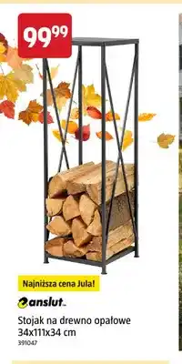 Jula Stojak na drewno opałowe 34x111x34 cm Anslut oferta