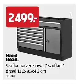Jula Szafka narzędziowa 7 szuflad 1 drzwi 136x95x46 cm Hard Head oferta